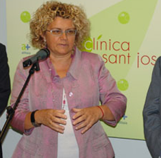 La Consellera Geli durant el discurs inaugural La Consellera Geli durant el discurs inaugural
