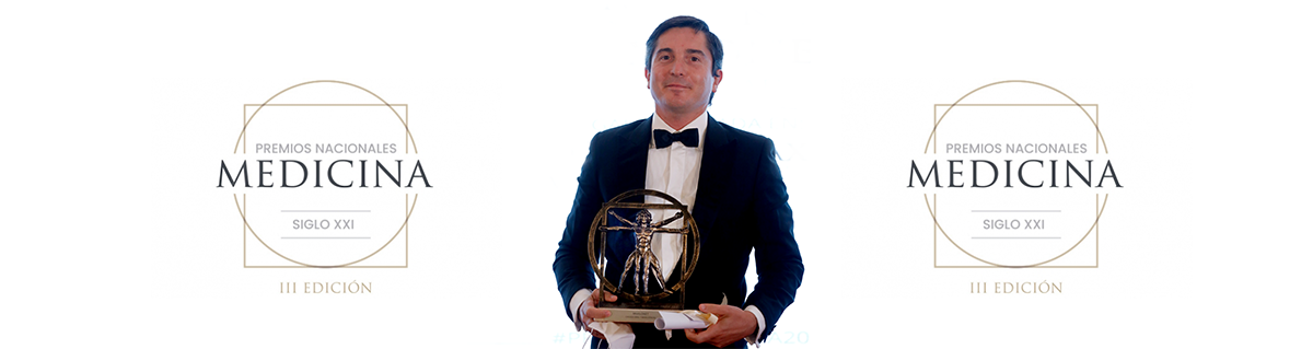 El Dr. Javier Mareque, cirurgià oral i maxil·lofacial, és guardonat amb el Premio Nacional de Medicina Siglo XXI El Dr. Javier Mareque, cirurgià oral i maxil·lofacial, és guardonat amb el Premio Nacional de Medicina Siglo XXI