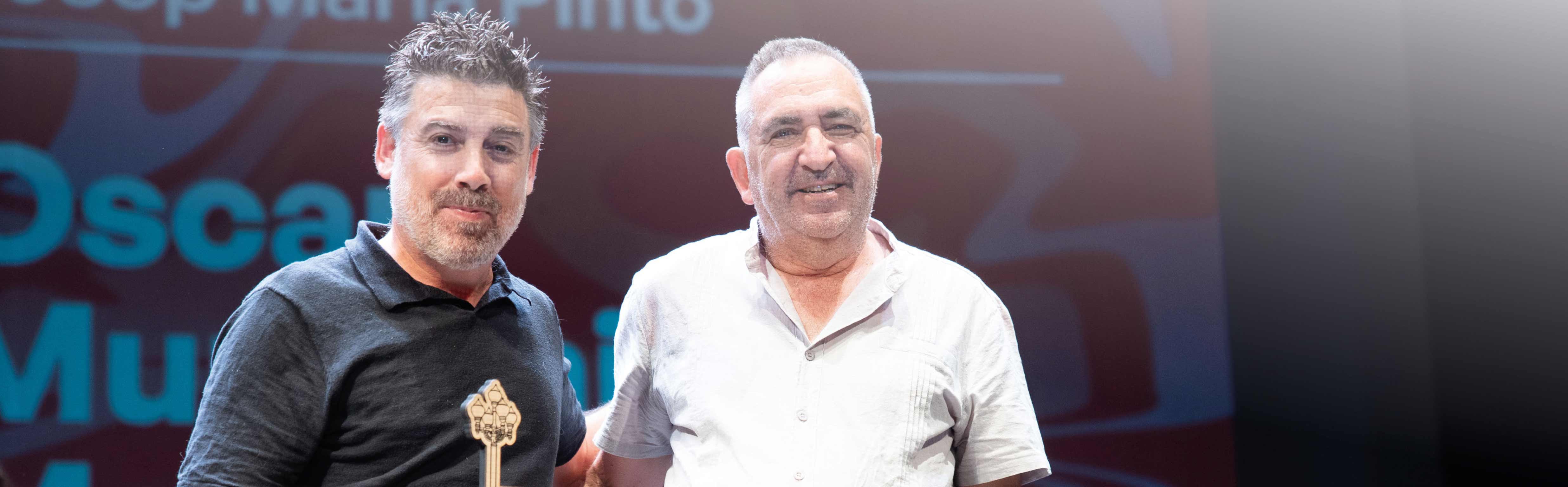 El fisioterapeuta i coordinador del servei al CIMETIR, Òscar Muncunill Morales, guardonat a la Nit de l’Esportista