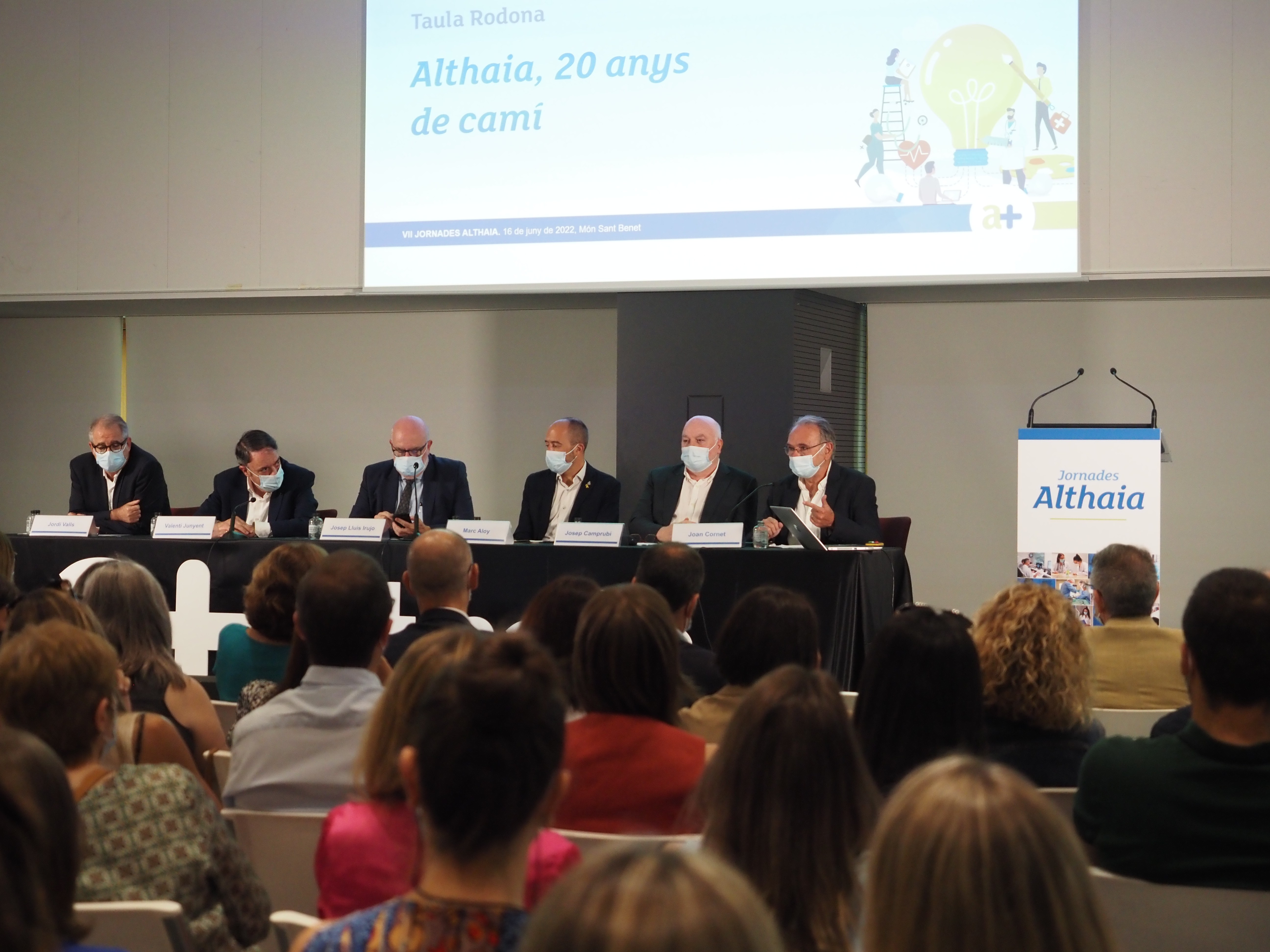 El 20è aniversari d’Althaia, la covid i els projectes de futur centren les VII Jornades de la institució El 20è aniversari d’Althaia, la covid i els projectes de futur centren les VII Jornades de la institució